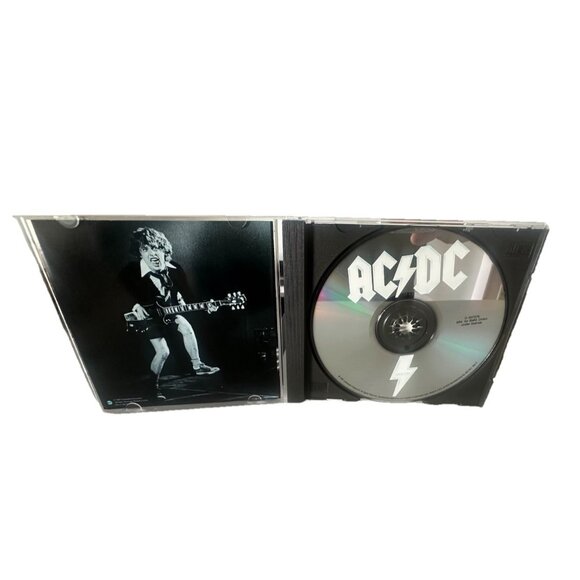 AC/DC BONFIRE VOLTS LIVE BACK BLACK Box Set Poster Booklet Sticker Pick tattoo - Picture 8 of 16